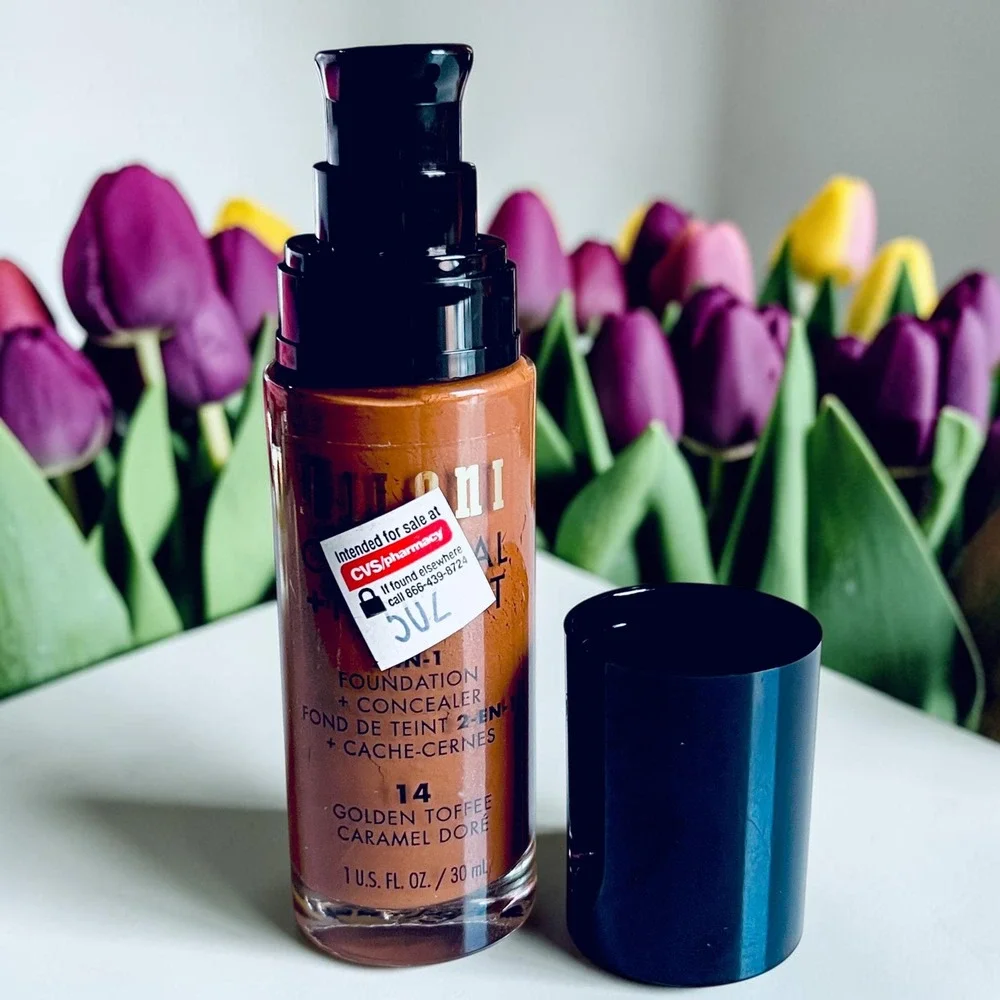 Milani Conceal + Perfect 2-In-1 Foundation + Concealer 1oz 14 Golden Toffee